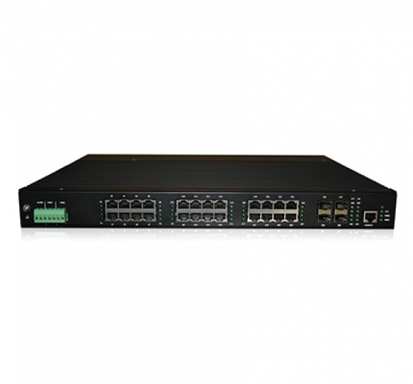 MX28GMC-L系列-28口全千三層機架式工業級以太網交換機